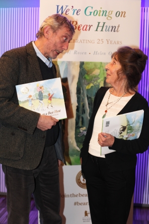 Michael Rosen and Helen Oxenbury at the Anniversary Party